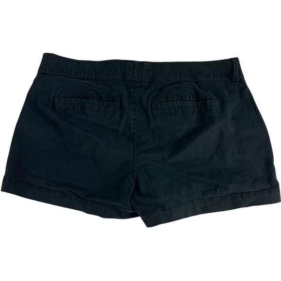 Old Navy 6 Shorts Black 32" X 3" Chino Casual - Picture 2 of 3